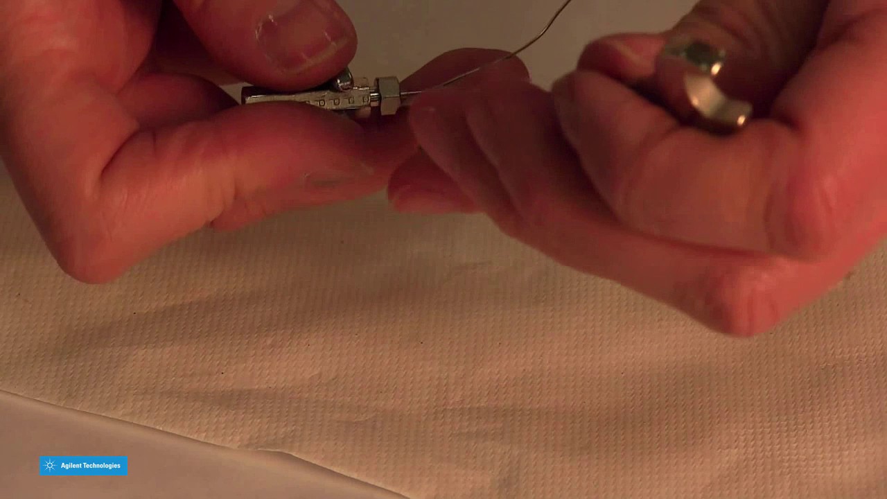 HPLC Maintenance - Swagging Stainless Steel Fittings onto Stainless Steel Capillaries