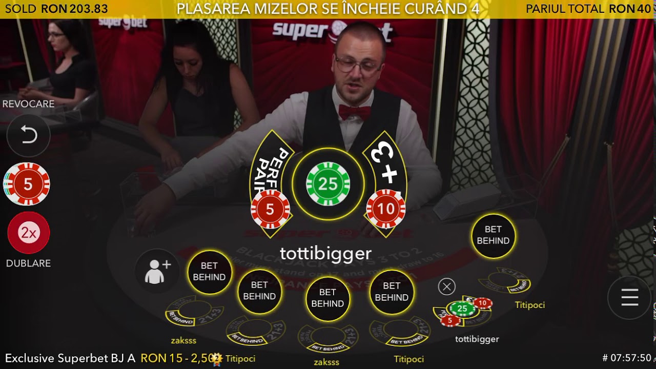 Blackjack superbet