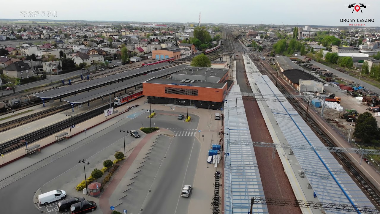 Dworzec PKP Leszno - Kwiecień 2020r