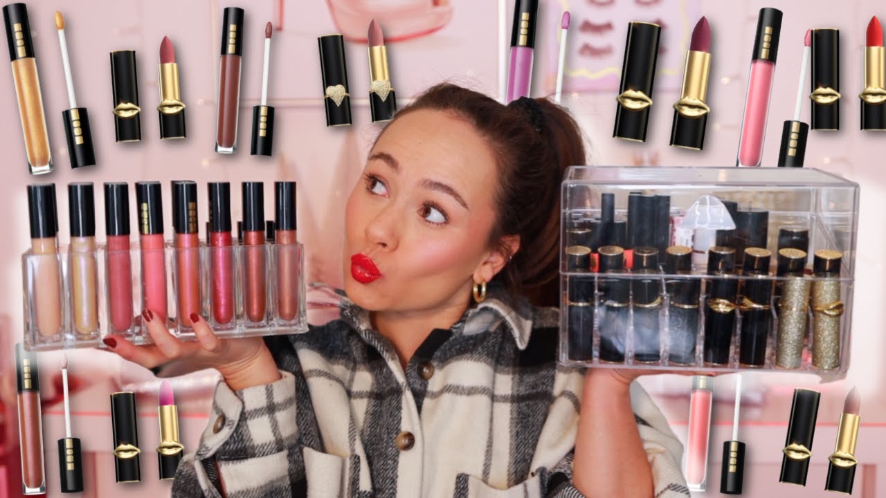РАСПРОДАЖА ПОМАД ДЛЯ ГУБ PAT MCGRATH LABS ЗА 14 ДОЛЛАРОВ! ДАВАЙТЕ ПОСМОТРИ ВСЮ МОЮ КОЛЛЕКЦИЮ ПОМА...