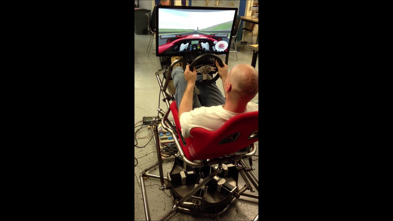 6DOF stewart platform F1 racing simulator
