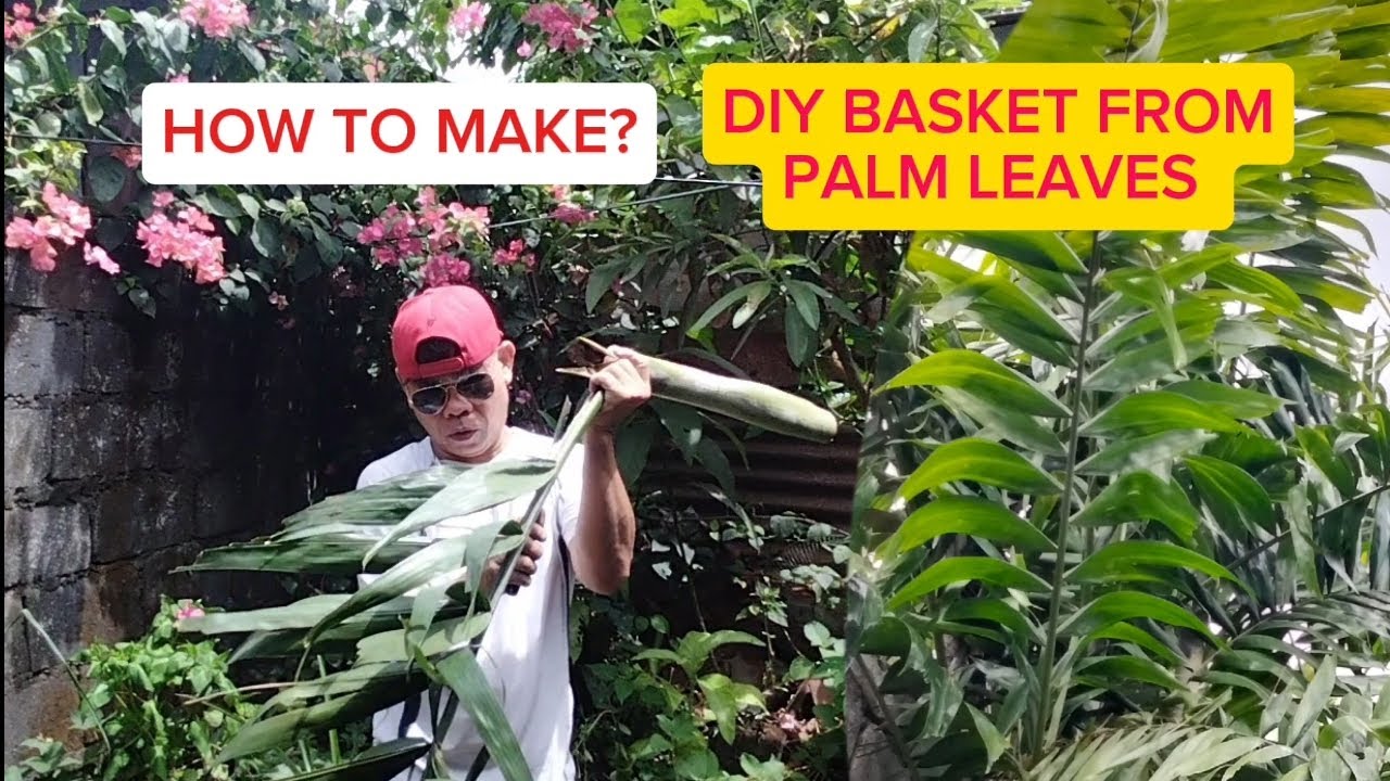 🐯 MILLIONS of people don't know this SECRET👍!! DIY Basket from Palm leaves @SForceVlogs-2 