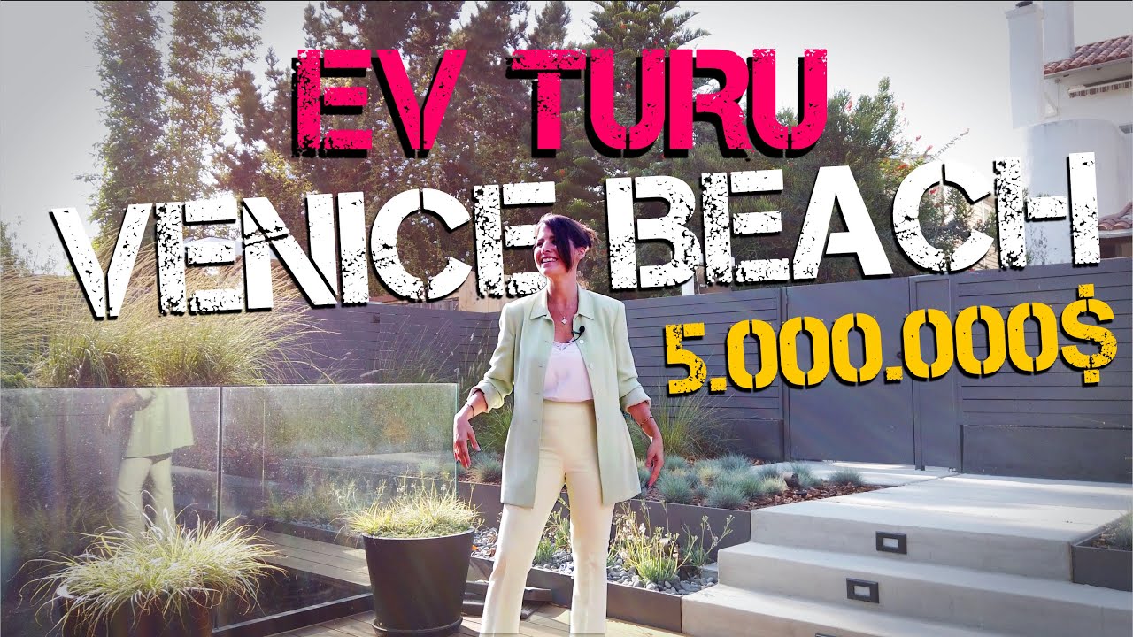 5 Milyon Dolarlık Lüks Villa Turu | Venice Beach | Sahil Evi