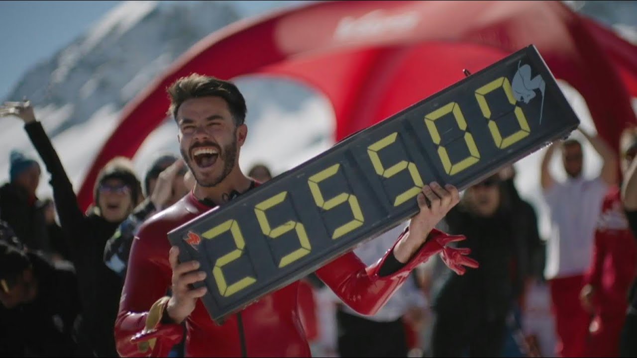 255 km/h: Rekord im Speed-Ski | AFP