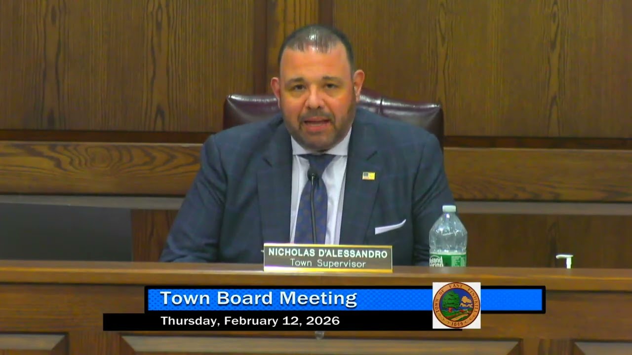 Town Board Meeting February 12, 2026