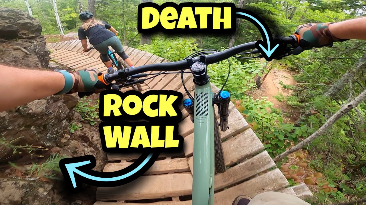 The Best Downhill MTB Trail In Michigan | The Flow - Copper Harbor