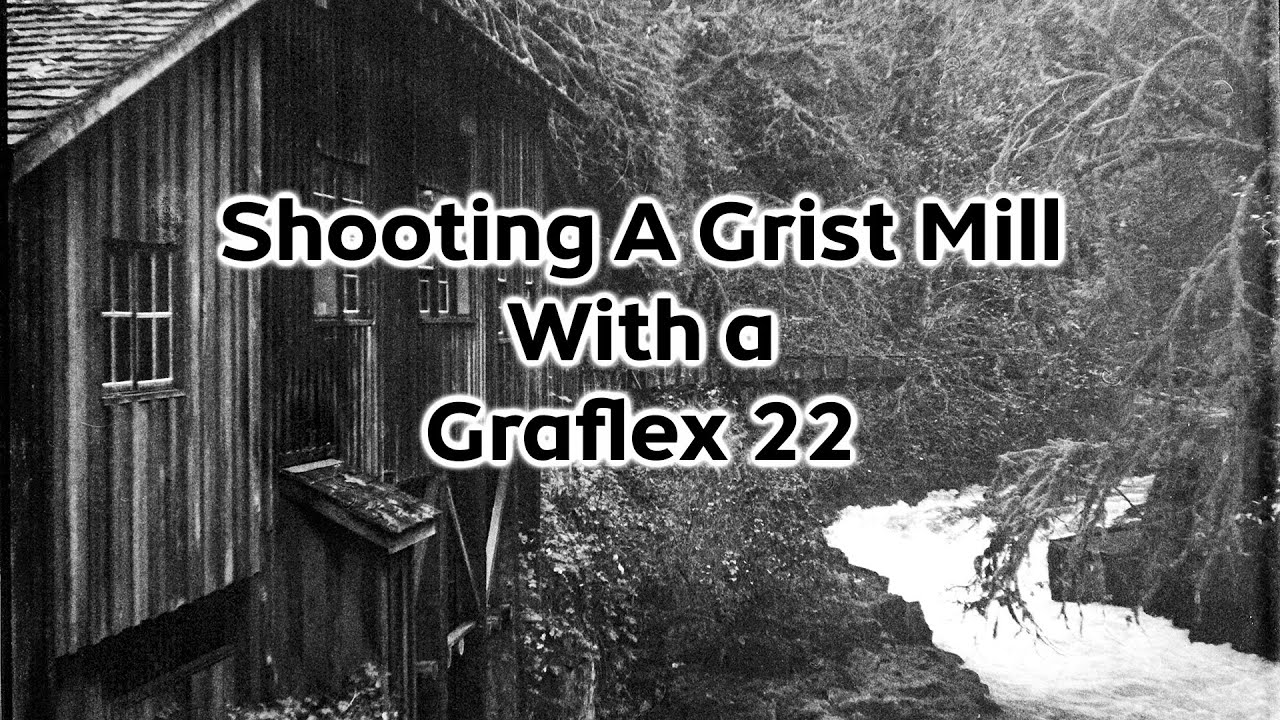 Exploring a grist mill with my Graflex 22