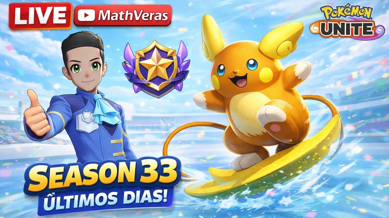 🔴 Arena MathVeras | Subindo Rank Solo – Pokémon Unite