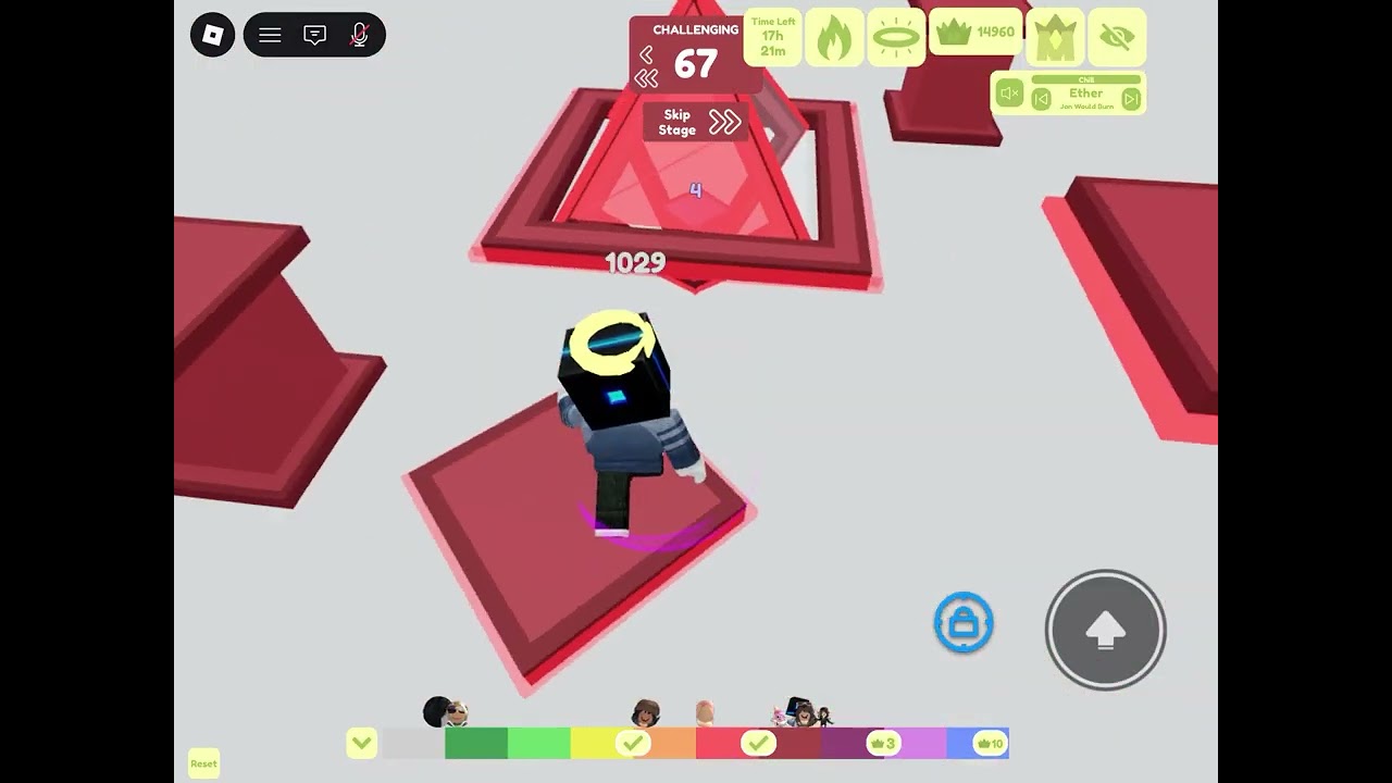 Daily Difficulty Chart Obby Day 1029