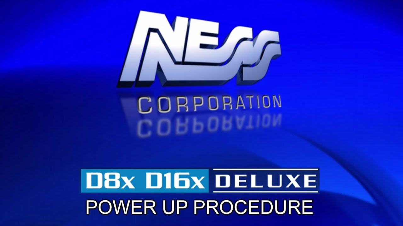 Обучение Ness DX: процедура включения