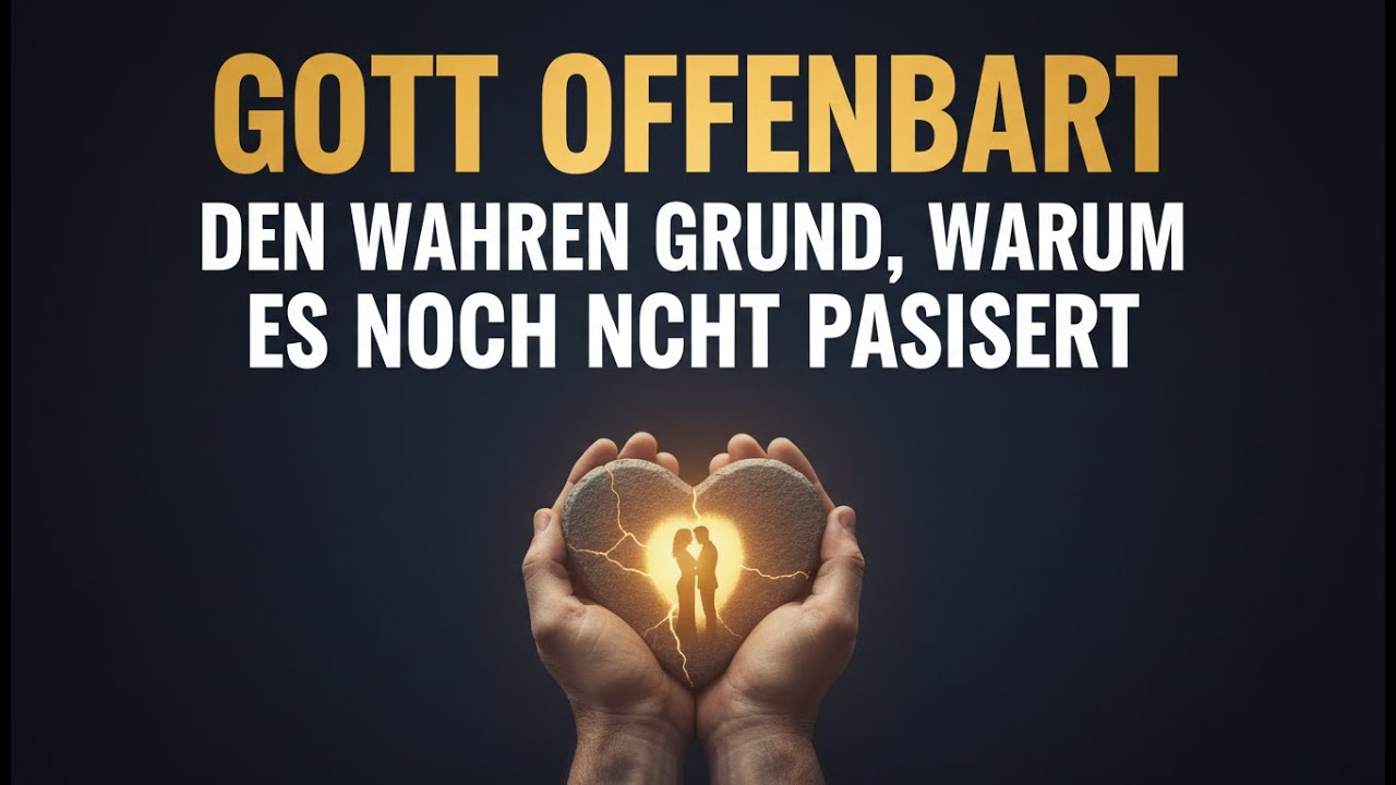 GOTT OFFENBART: DER WAHRE GRUND, WARUM IHR NOCH NICHT ZUSAMMEN SEID