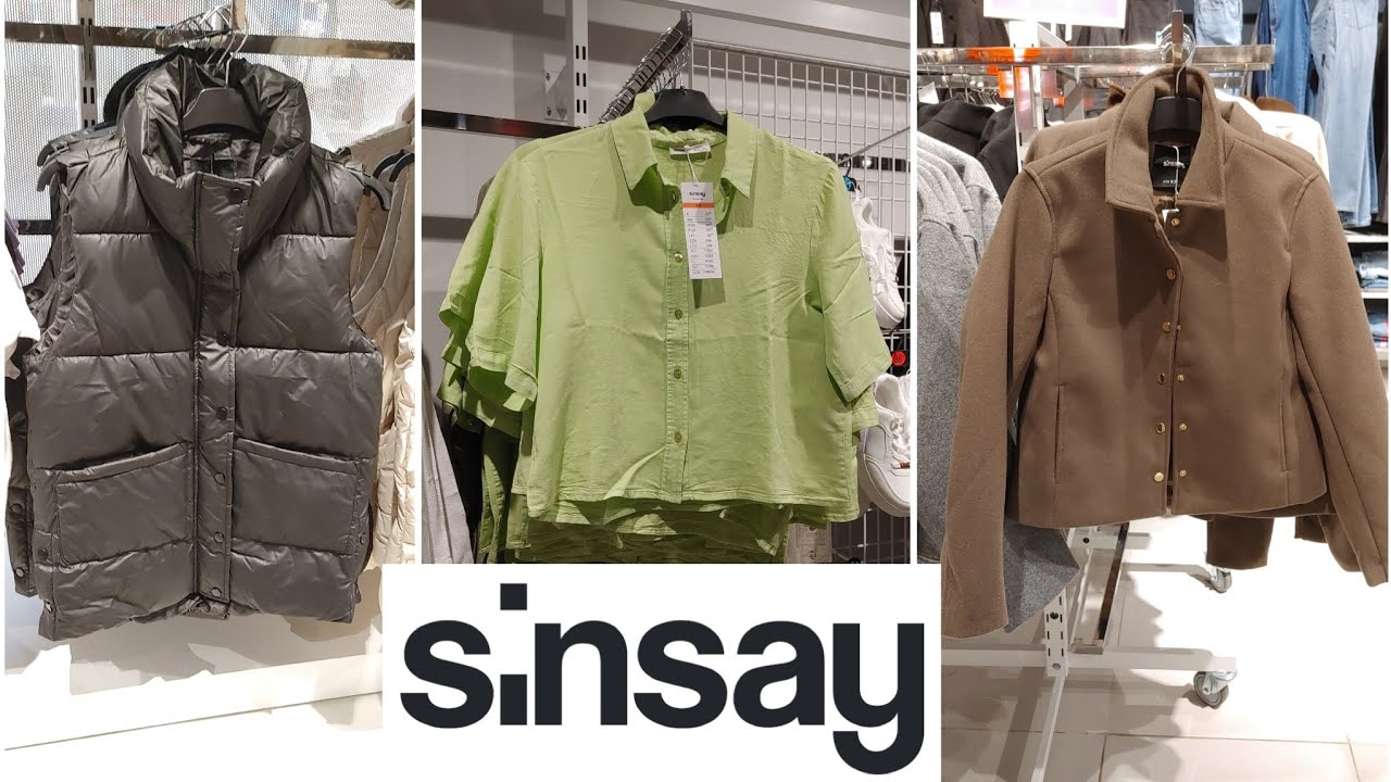 SINSAY🛍️WIOSENNE PEREŁKI🛍️KURTKI KOSZULE SPODNIE  BEZRĘKAWNIKI NOWOŚCI 2026