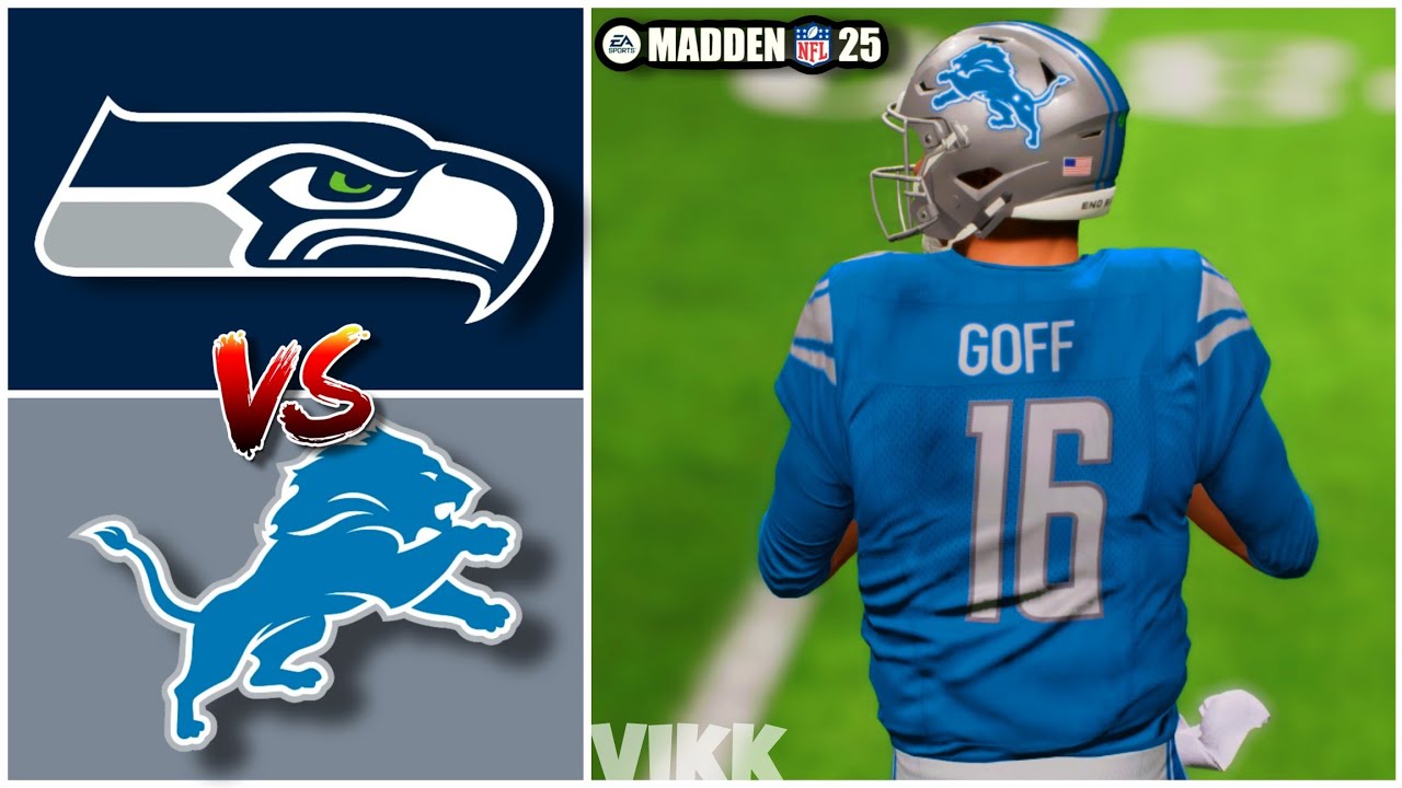 Seahawks vs Lions Week 4 Simulation (Madden 25 Rosters)