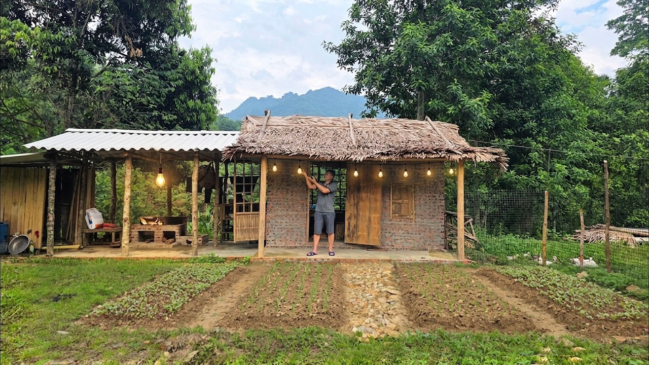 Full video: 120 Days&mdash;CEO Phong builds a chicken coop, gardening and constructs a generator