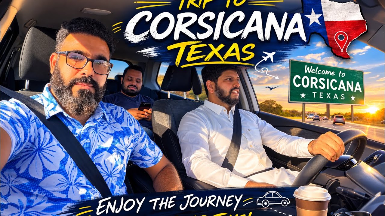 Drive to Corsicana Texas | Road Trip with American Loafers 🇺🇸