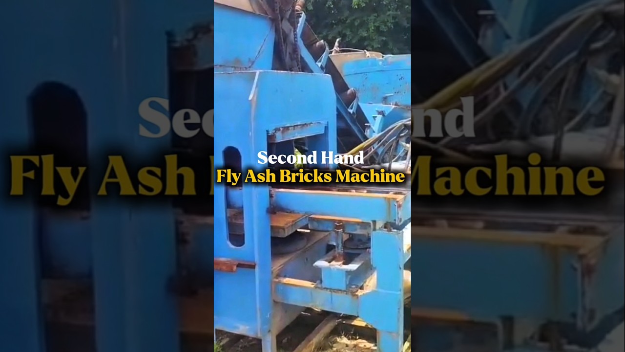 Second Hand Semi Automatic Fly Ash Bricks Machine in Odisha | Old Fly Ash Bricks Machine in Odisha