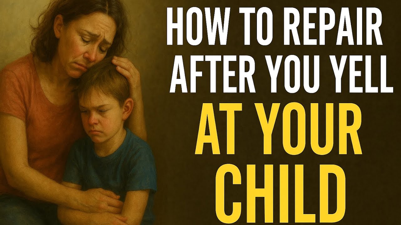 HOW To REPAIR After YOU Yell at Your CHILD