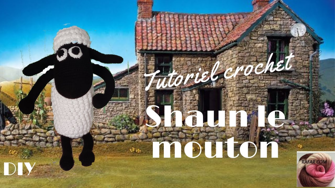 Crochet Amigurumi Chaun le Mouton partie1