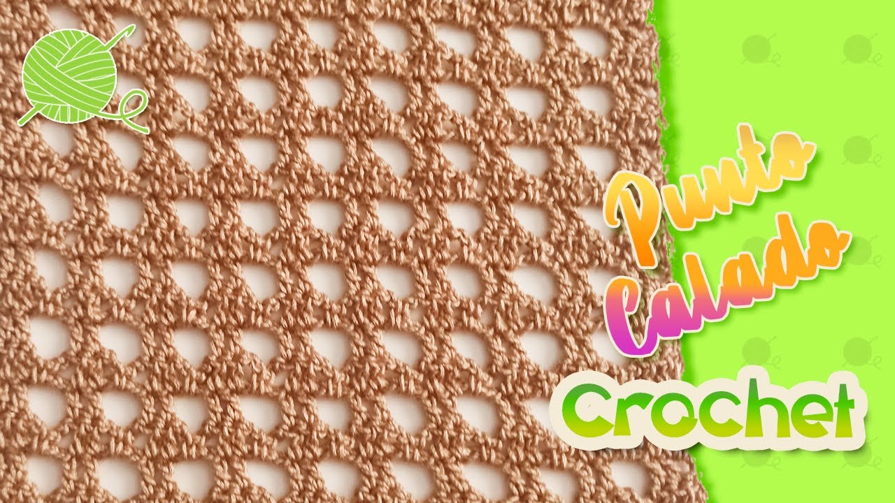 Punto calado a crochet 🪡