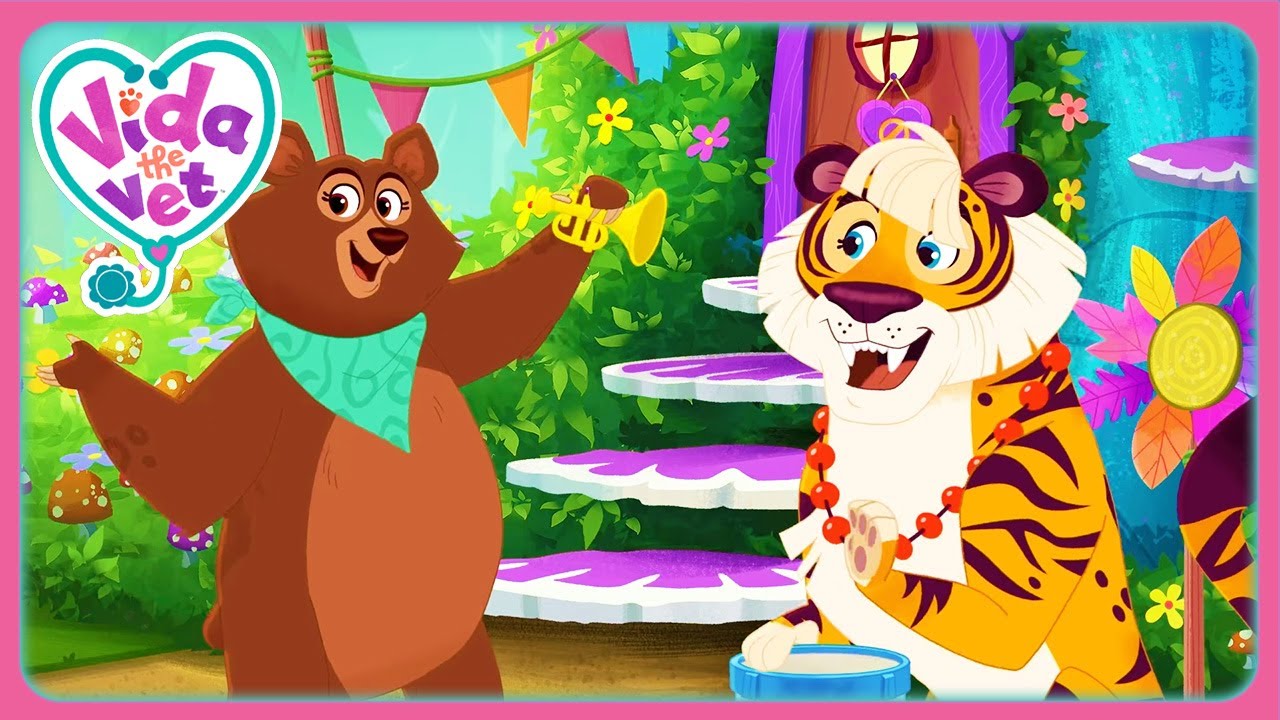 Party Mit Vida, Der Tierärztin! (Zusammenstellung) | Vida der Doc | Cartoons für Kinder