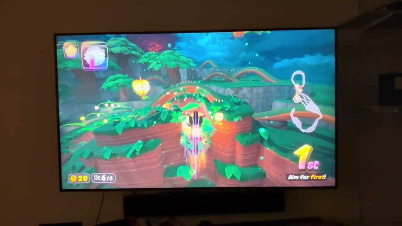 Exploring Free Roam and Knockout tour with RainBow road (mario kart world)