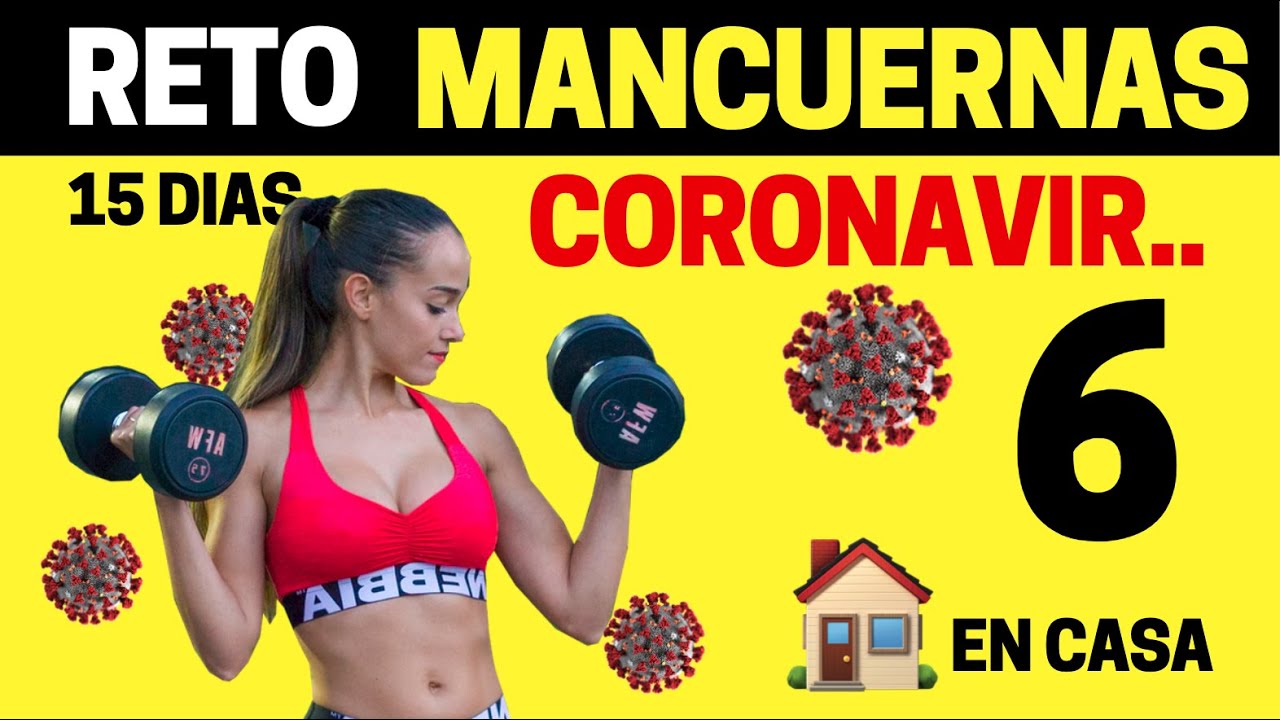 Reto MANCUERNAS 🏋‍♂ || Entrenar en Casa Durante la Cuarenta 🚨 (6)