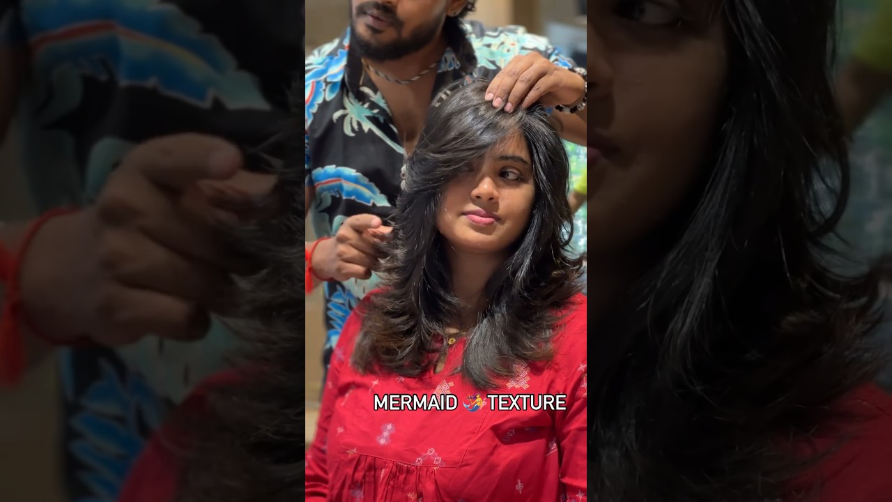 WOLF HAIRCUT CHOPPY LAYERS #haircutting #vurvesalon #beforeandafter