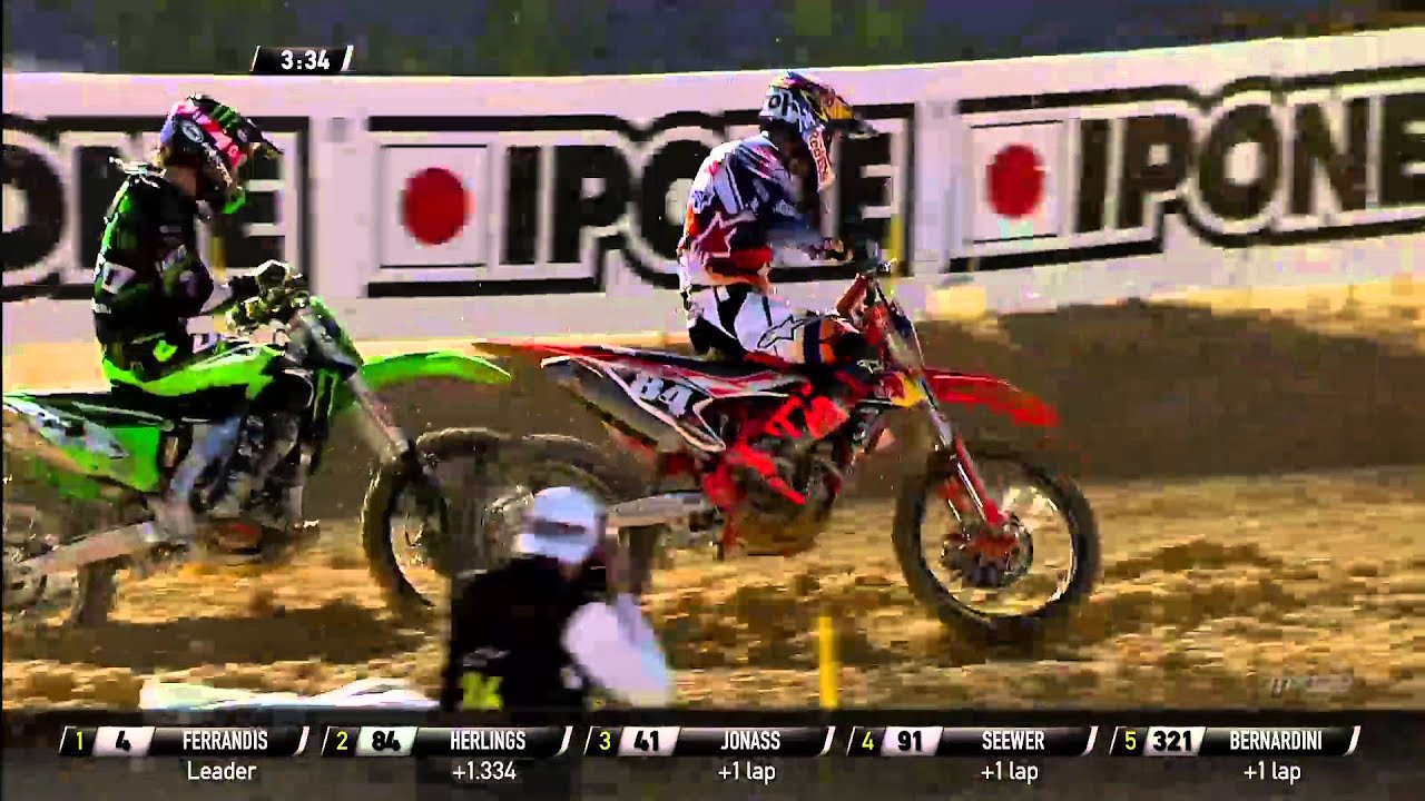 Jeffrey Herlings & Dylan Ferrandis epic battle MXGP of Qatar 2016