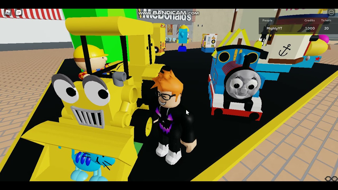 Jolly Roger Bob The Builder Scoop Kiddie Ride in Roblox