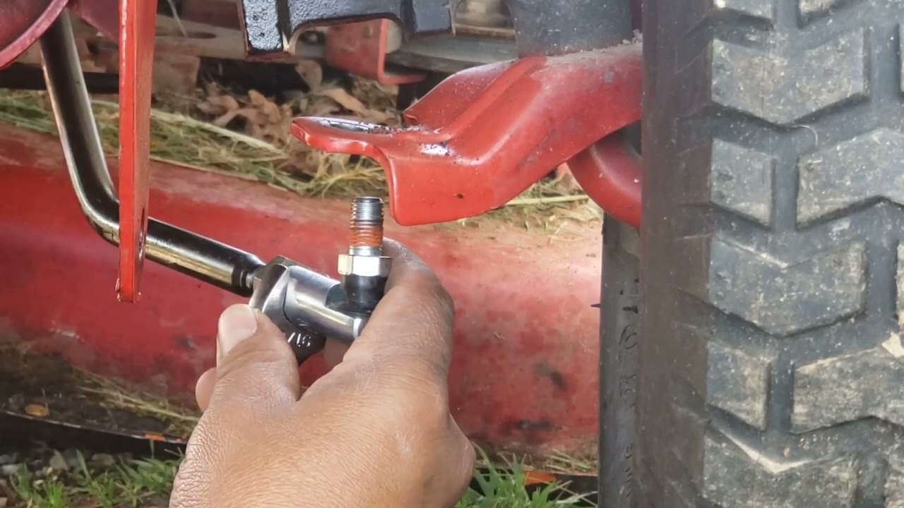 Riding Lawn Mower Control Arm/Broken Ball Joint, How to change Ball Joint for Riding Lawn Mower