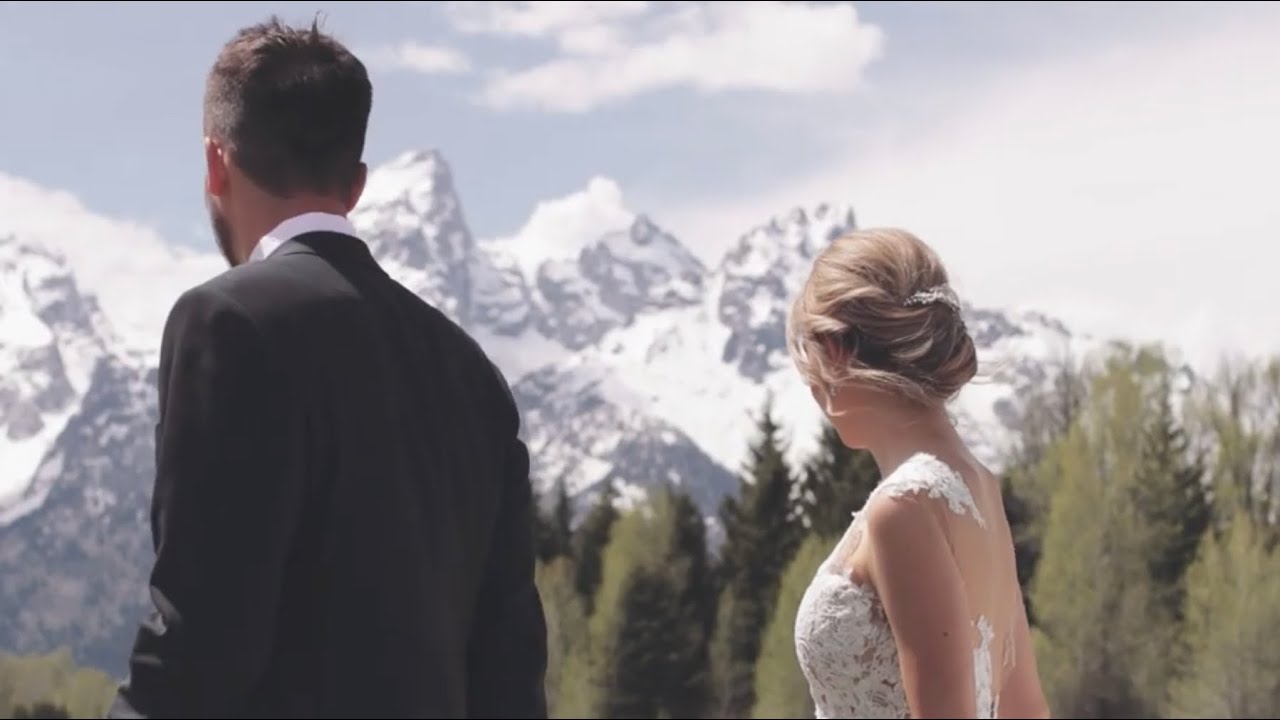 DIAMOND CROSS RANCH WEDDING | DANIELLA + TIM | JACKSON WYOMING