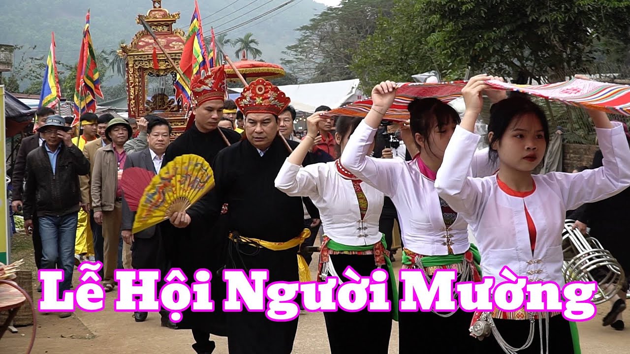 Lễ Hội Đình Khênh Xã Văn Sơn  - Lạc Sơn -Hòa Bình- Nghi Lễ Rước Kiệu Độc Đáo Nhất Xứ Mường - P1