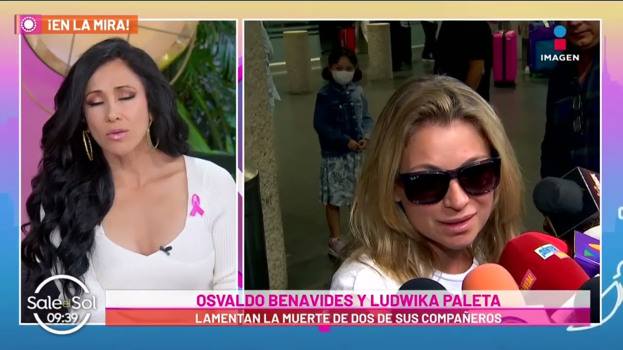 Ludwika Paleta y Osvaldo Benavides rompen el silencio tras muerte de compañeros durante filmación