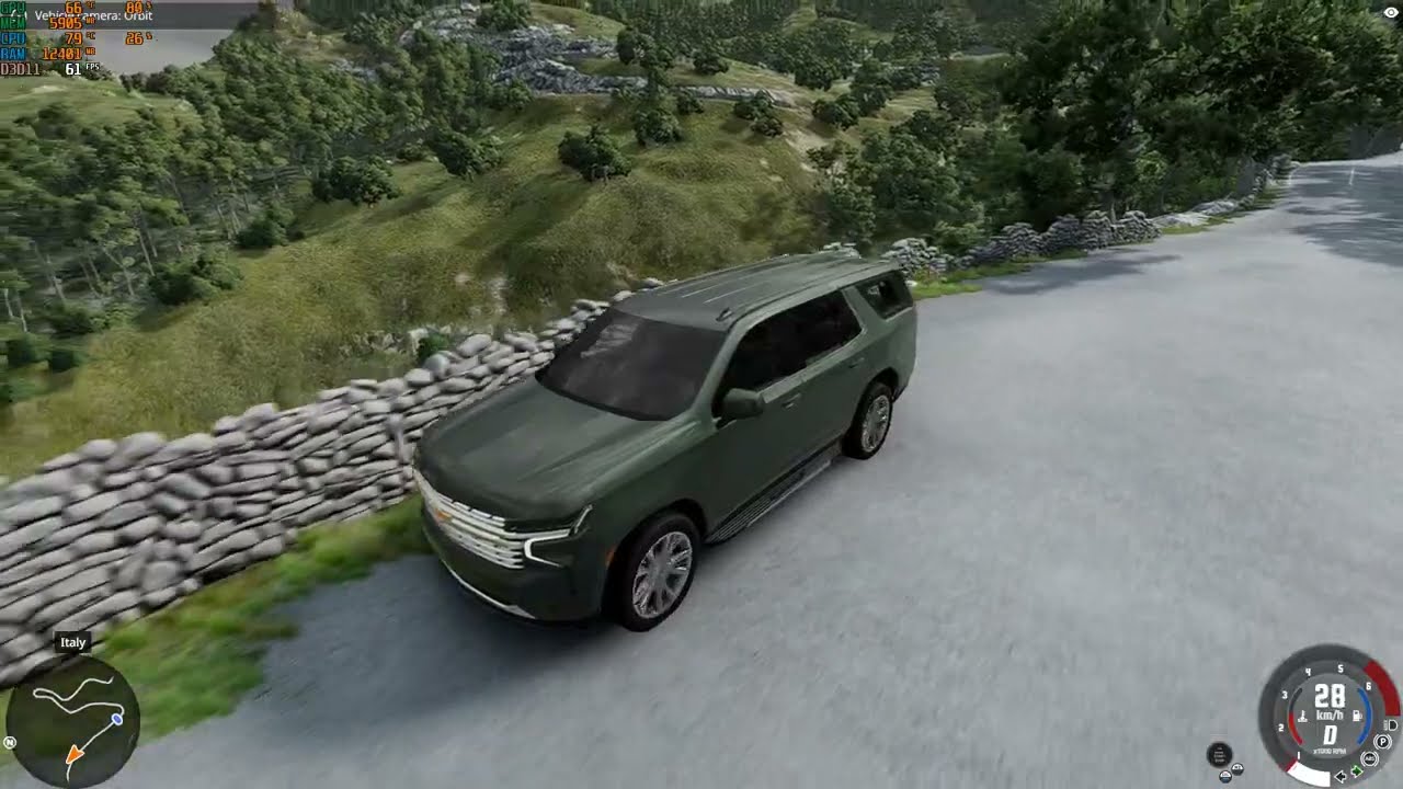 Chevrolet Tahoe SUV Driving in BeamNG.drive | Realistic SUV Simulation