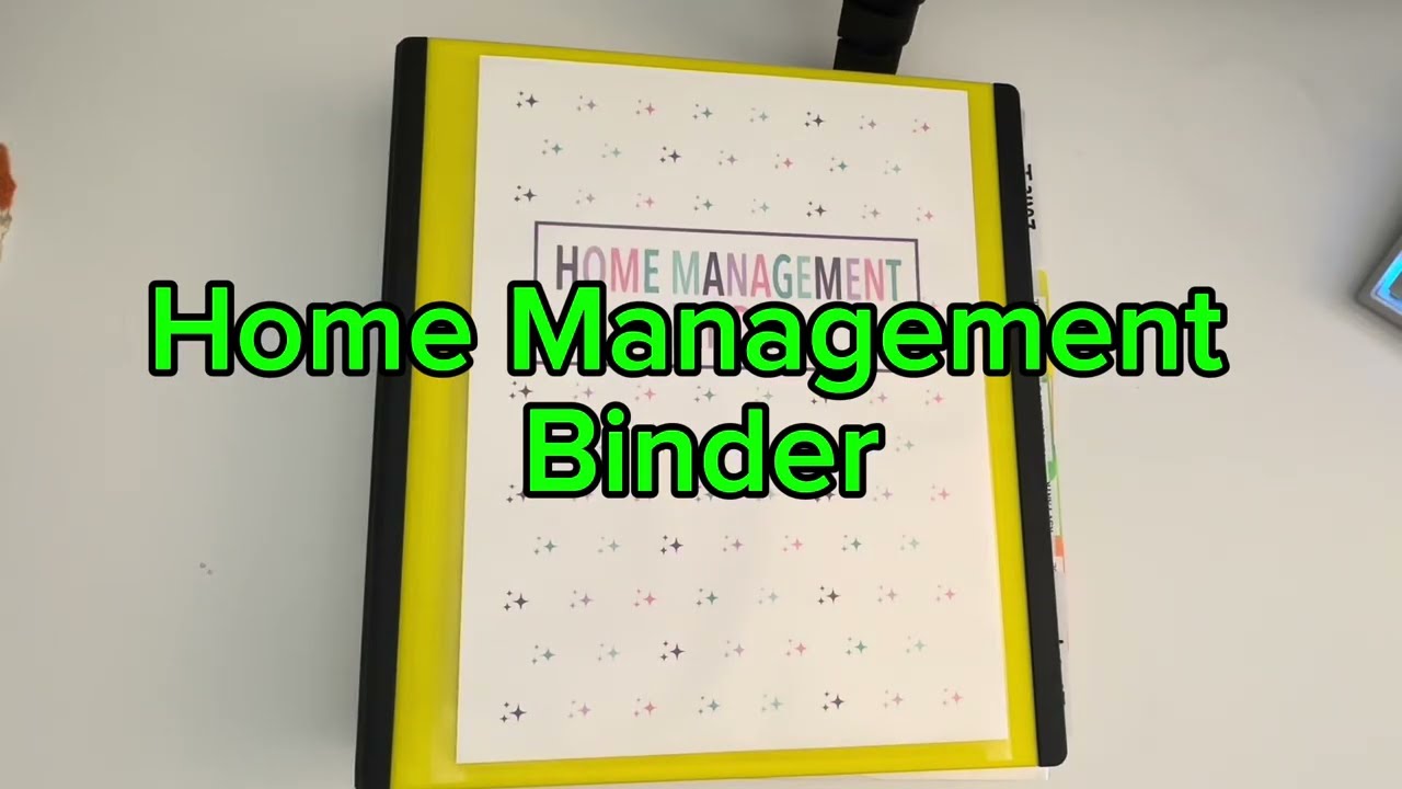 Home Management Binder