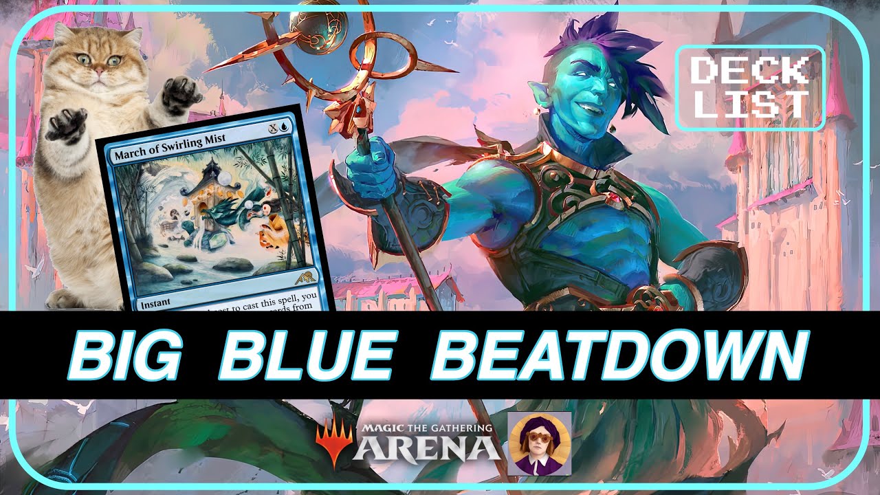 💧💧💧 MONOBLUE IS BUSTED | BO1 Ranked | Standard | MTG Arena | Platinum | 