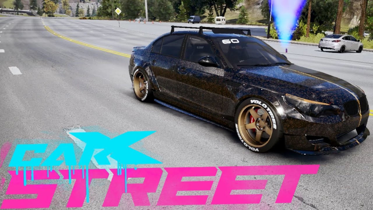 CARX STREET KM/H BMW M5-M60 TIME ATTACK #carxstreet #carx #gaming #bmw