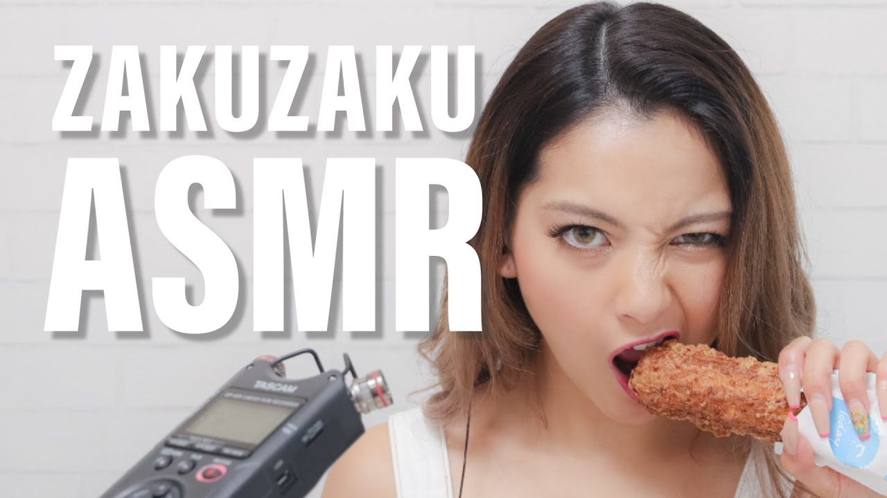 【ASMR】クロッカンシューザクザクを食べながら囁き声してみたよ♡【音フェチ】
