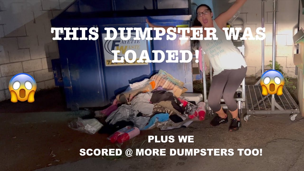 DUMPSTER DIVIN// NO WAY😱 THIS DUMPSTER WAS FILLED TO THE TOP W/ ALL BRAND NEW MERCHANDISE!!🙌🏻💃🏻