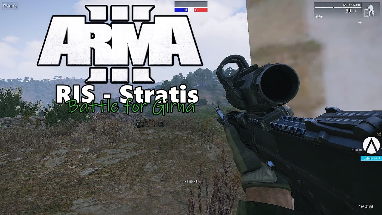 ➤Arma 3 : RIS - Stratis Scenario  - Battle for Girna : Gameplay PC