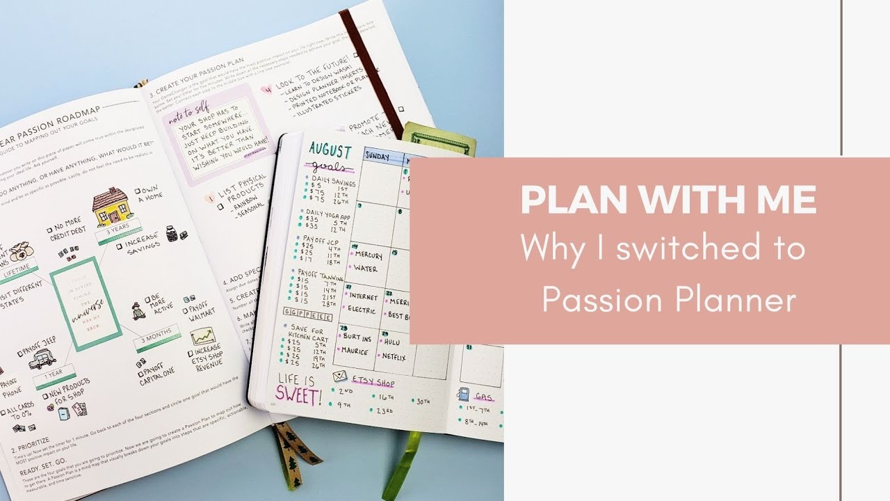 Plan With Me ** Why I switched to Passion Planner