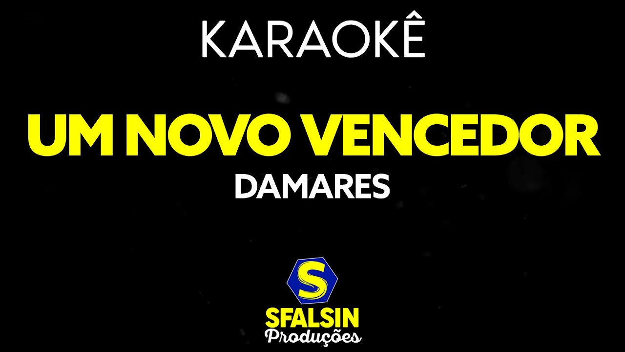 UM NOVO VENCEDOR (Agora é Só Vitória) - Damares (KARAOKÊ VERSION) | (Com Backvocal)