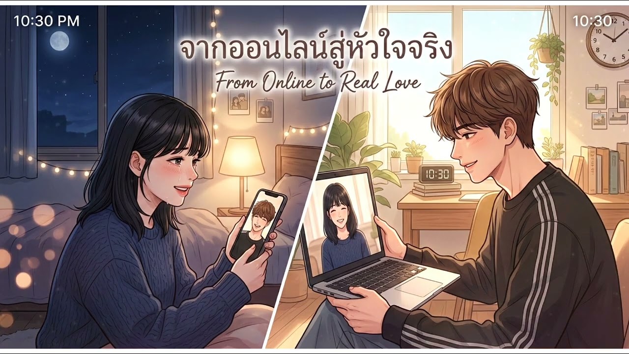 จากออนไลน์สู่หัวใจจริง (From Online to Real Love) Thai Ver.