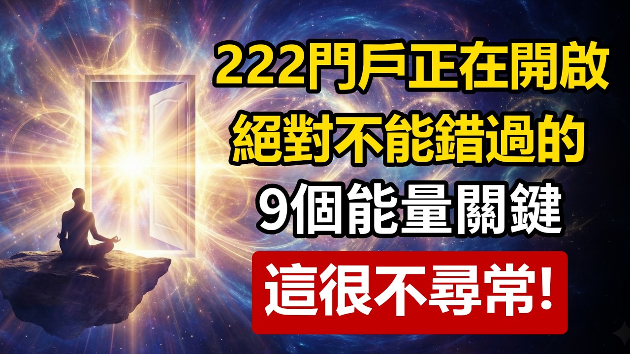 222門戶正式開啟！2026年2月22日：你絕對不能錯過的9個能量關鍵！