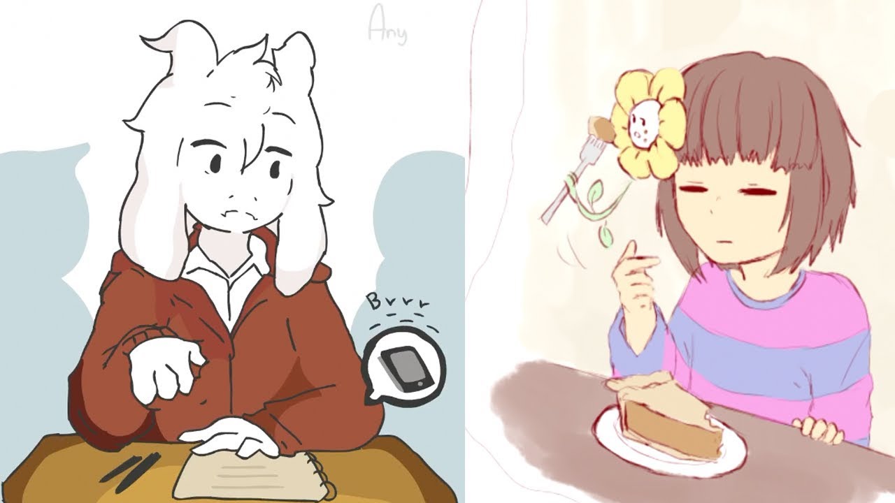 Frisk and Asriel are just too cute! (Undertale Animation & Comic Dub Compilation)