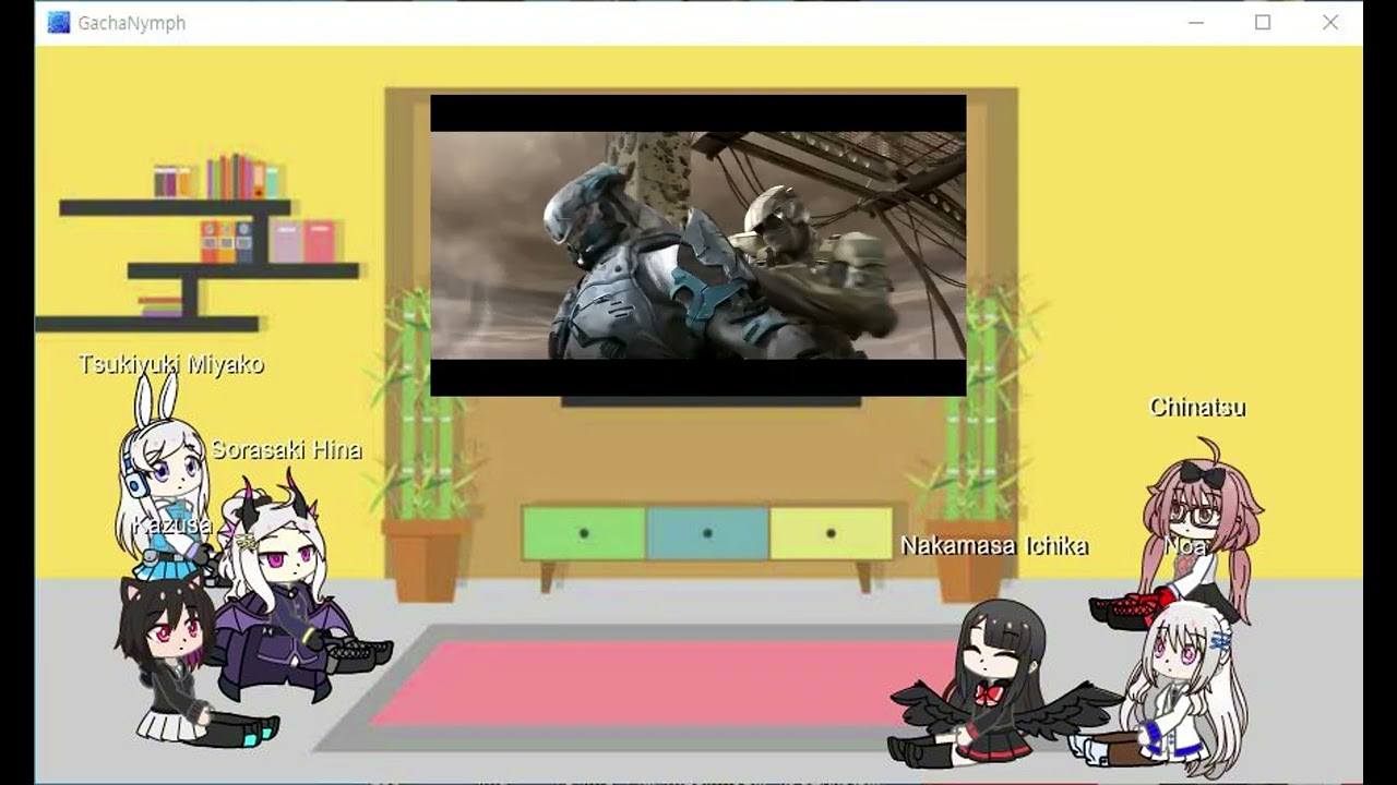 Blue Archive react to Halo Wars 1(Old Sensei as Captain Cutter) - (1)