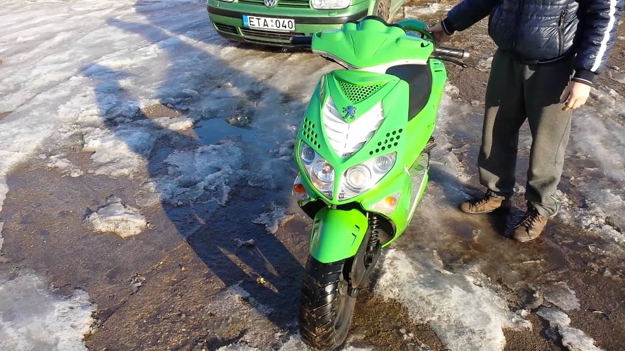 Peugeot Speed fight2 with yamaha aerox 100cc engine