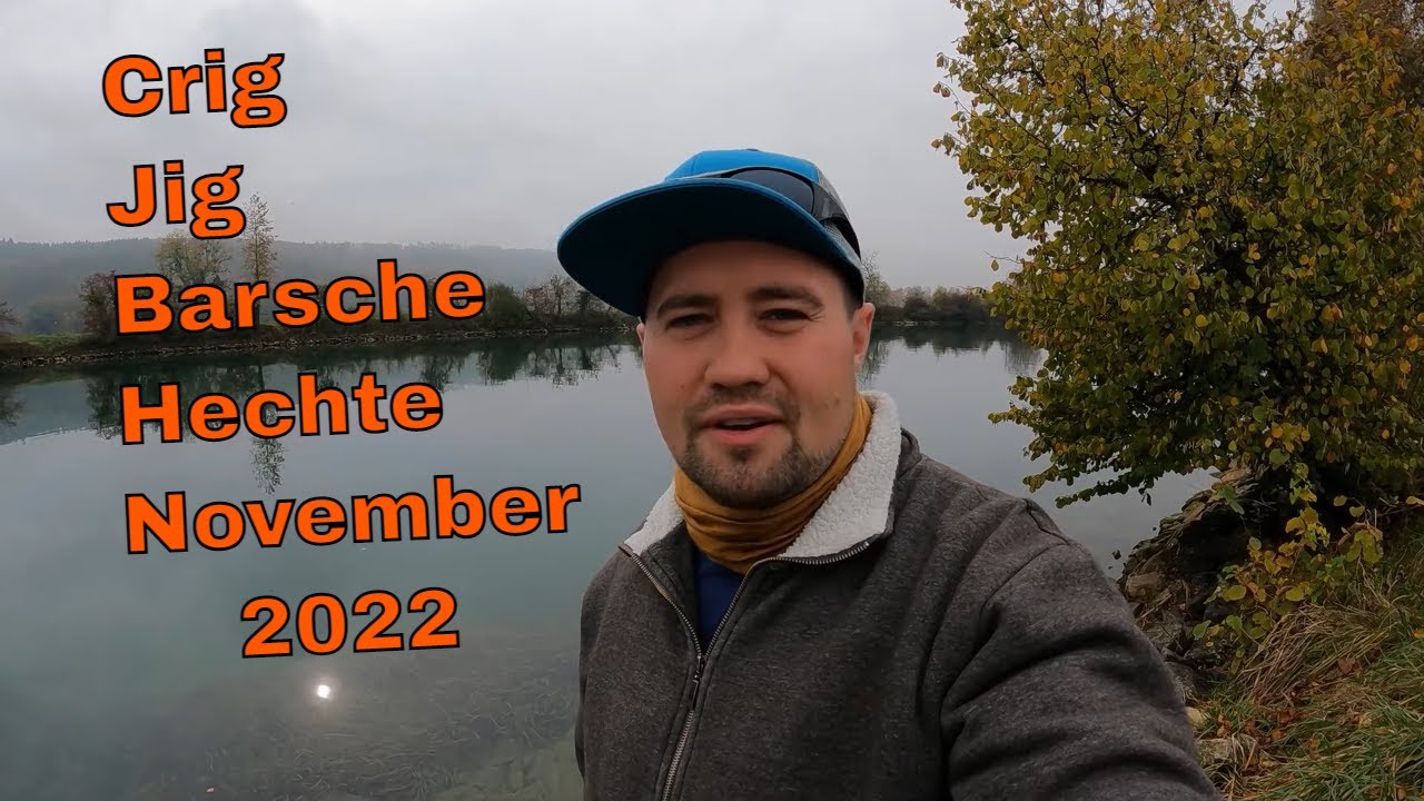 Egli auf Crig und Jig im November am Zihlkanal fangen