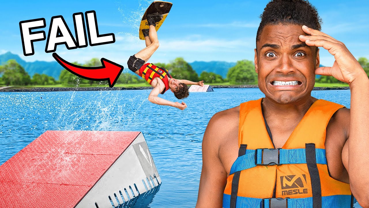 Wakeboard Backflip in 30min lernen 🥵 (geht schief)