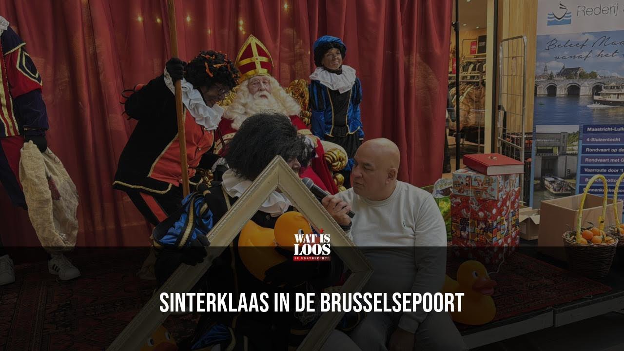 SINTERKLAAS EN PIETEN BEZOEKEN BRUSSELSEPOORT